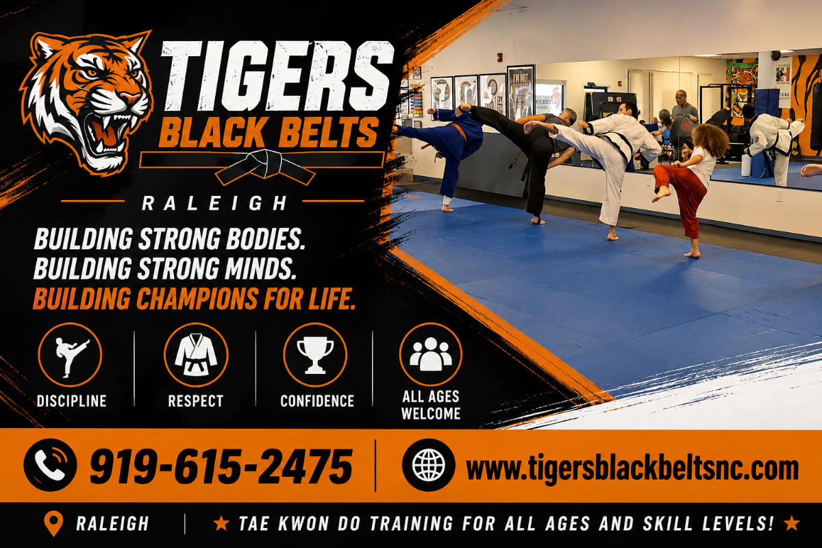 Tigers Black Belts - Raleigh