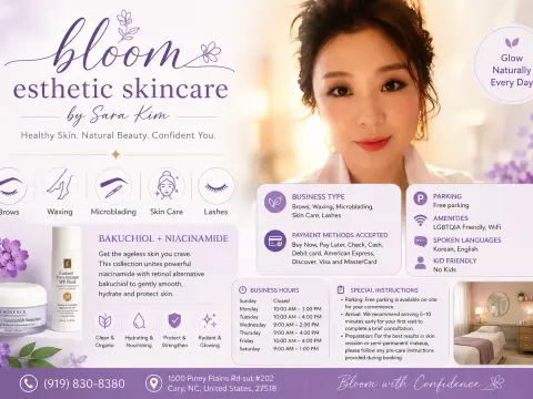 bloom esthetic skincare by sara kim