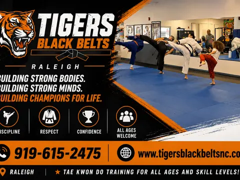 Tigers Black Belts - Raleigh